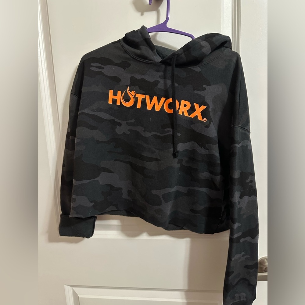 Hotworx Black Camo Hoodie